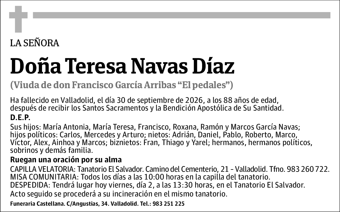 Teresa Navas Díaz
