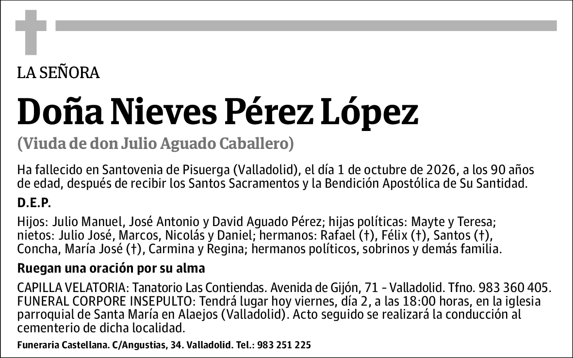 Nieves Pérez López