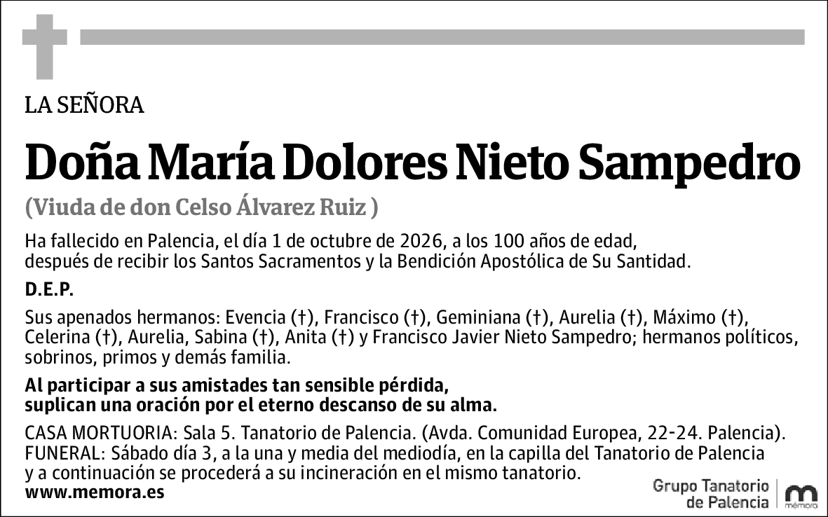 María Dolores Nieto Sampedro