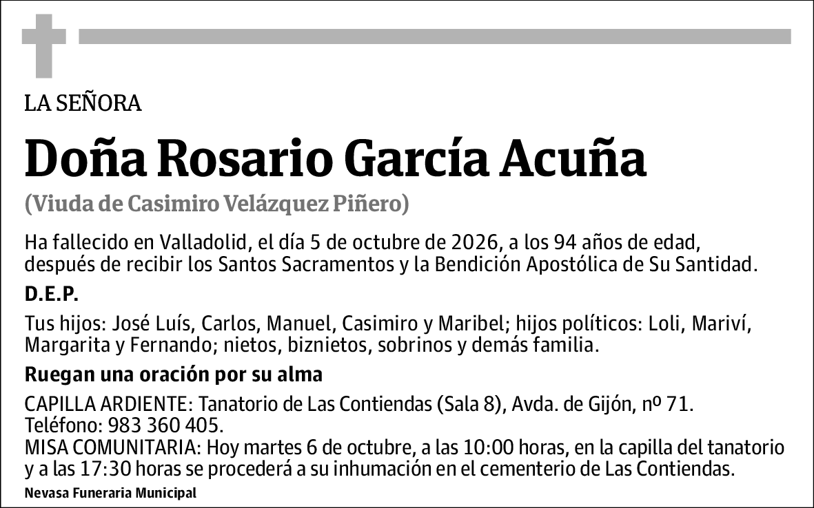 Rosario García Acuña