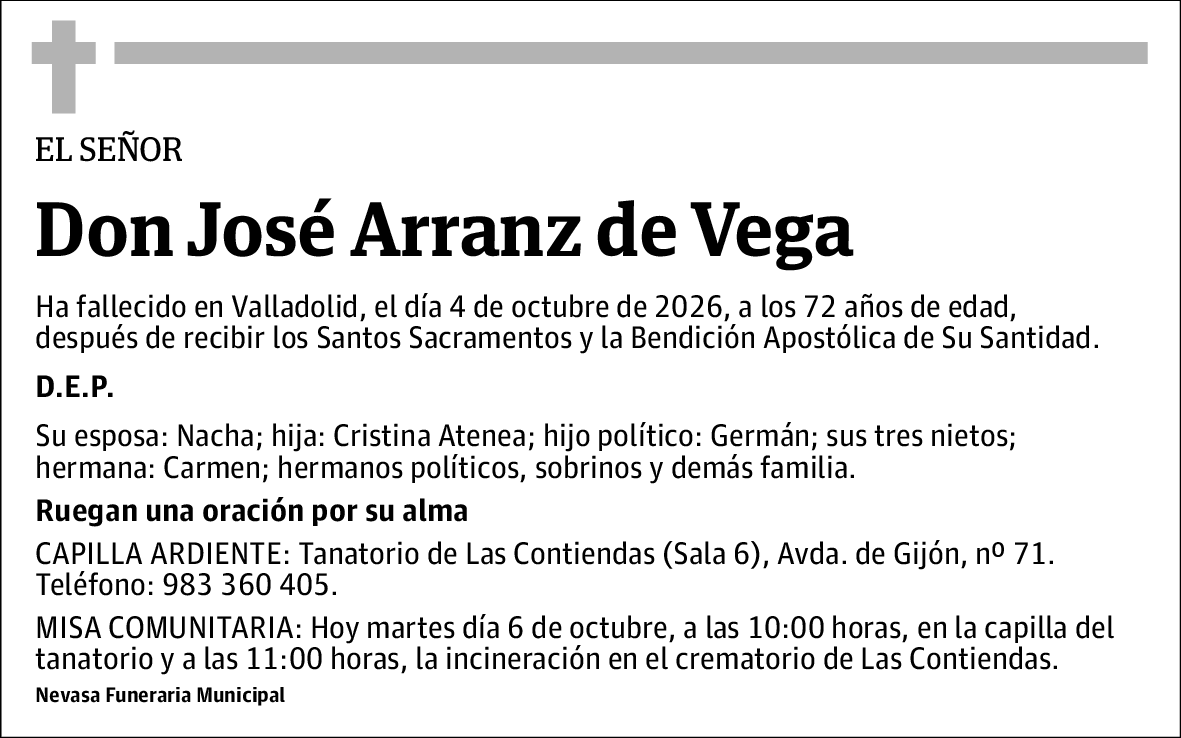 José Arranz de Vega