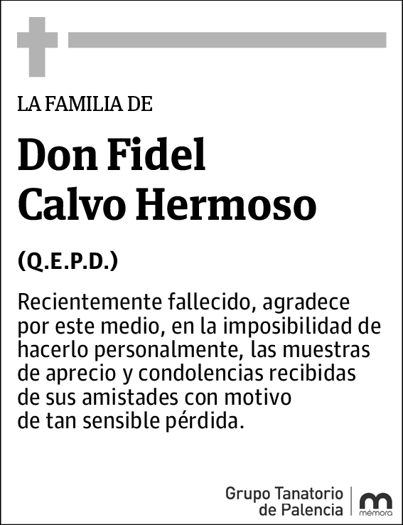 Fidel Calvo Hermoso