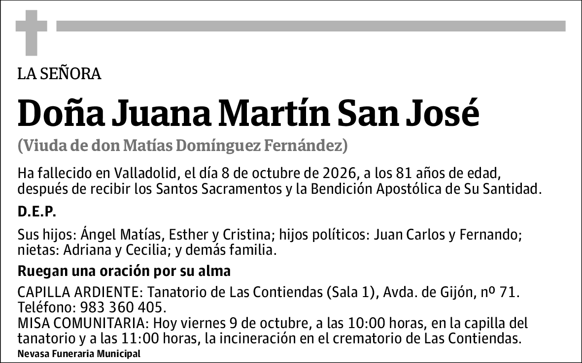 Juana Martín San José