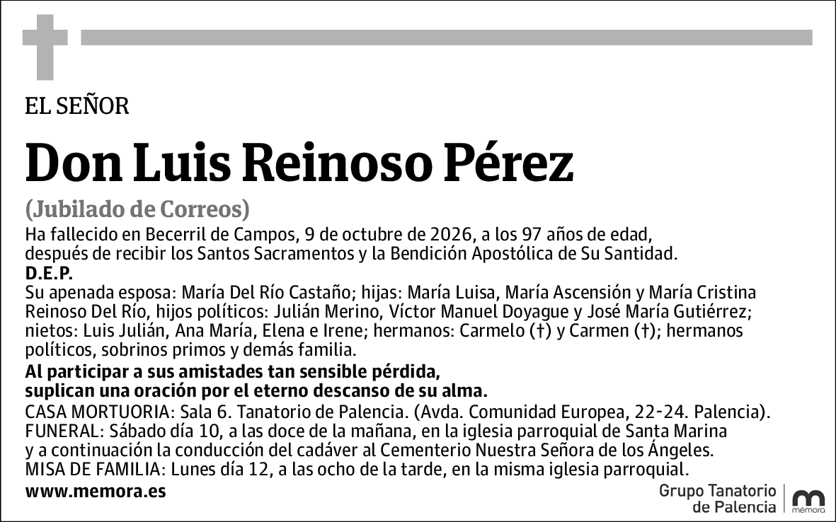Don Luis Reinoso Pérez