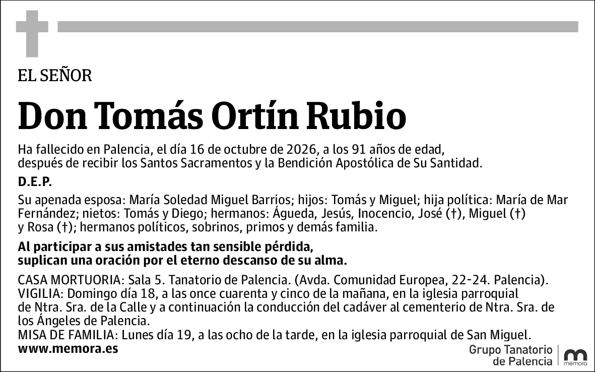Tomás Ortín Rubio