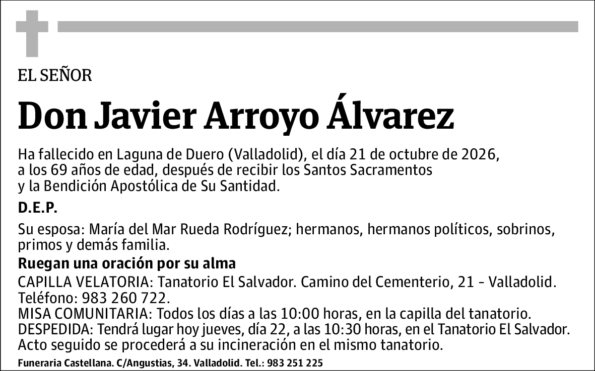 Javier Arroyo Álvarez
