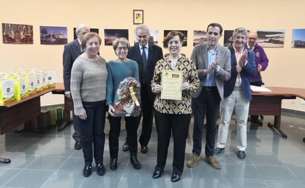 Entrega de trofeos a los ganadores del concurso de belenes en la edición de 2019 