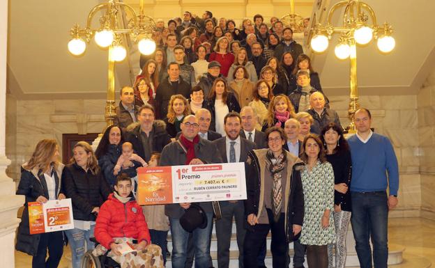 Entrega de premios del Sorteo de los Deseos del Ayuntamiento de Valladolid. /Henar Sastre