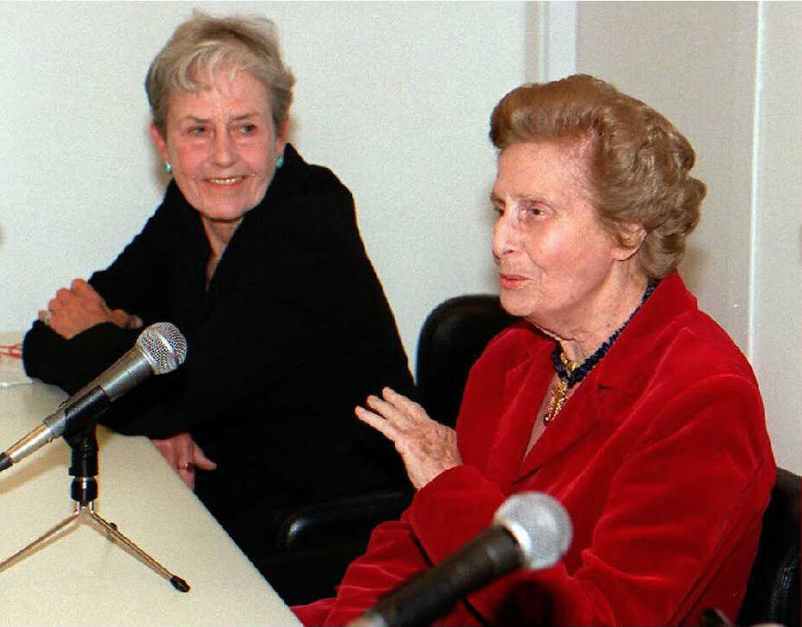 Mercedes Formica e Inge Morath en 1996