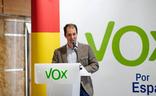 Intervención de Víctor González Coello en un acto de Vox./LAYA