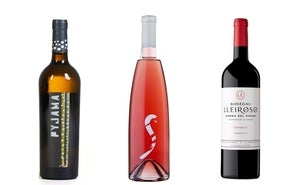 Pyjama Godello 2018, Sarmentero rosado 2020, Lleiroso Crianza 2017./el norte
