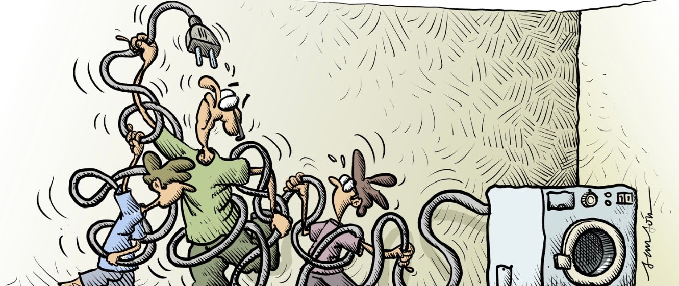La viñeta de 'Sansón': Laocoonte y sus hijos tras criticar la tarifa de Troya - Vimarsana News