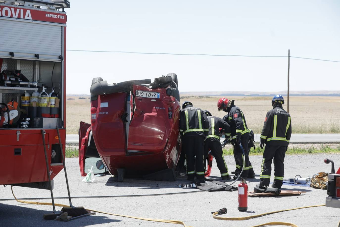 Fotos Accidente mortal en Santa María de Nieva, Segovia El Norte de Fotos Accidente mortal en Santa María de Nieva, Segovia El Norte de