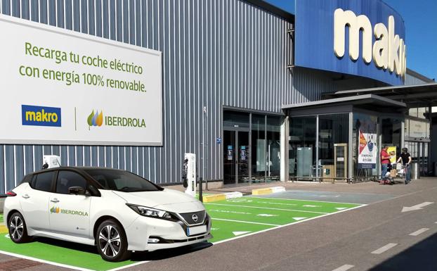Iberdrola Charging Station At The Macro Establishment.  ,