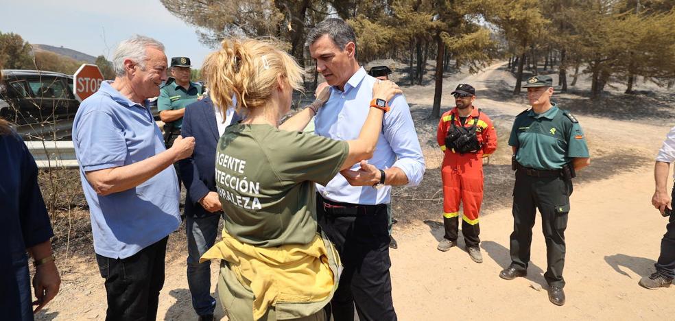 Investigan a cinco trabajadores como responsables del incendio de Ateca