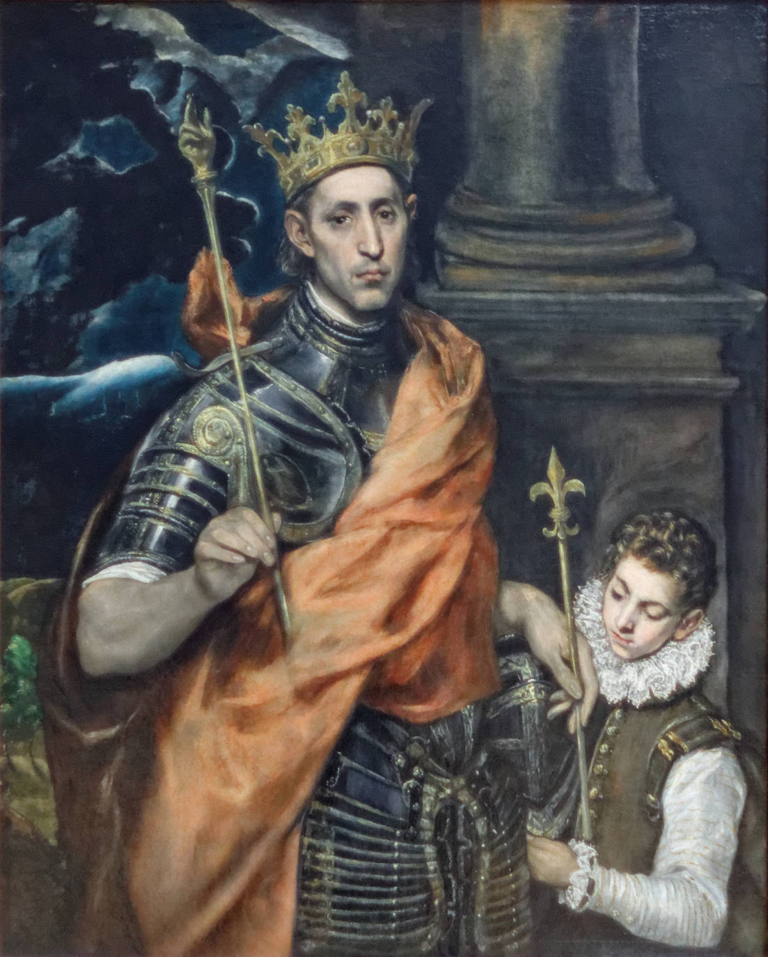 'Luis IX de Francia', obra del Greco. 